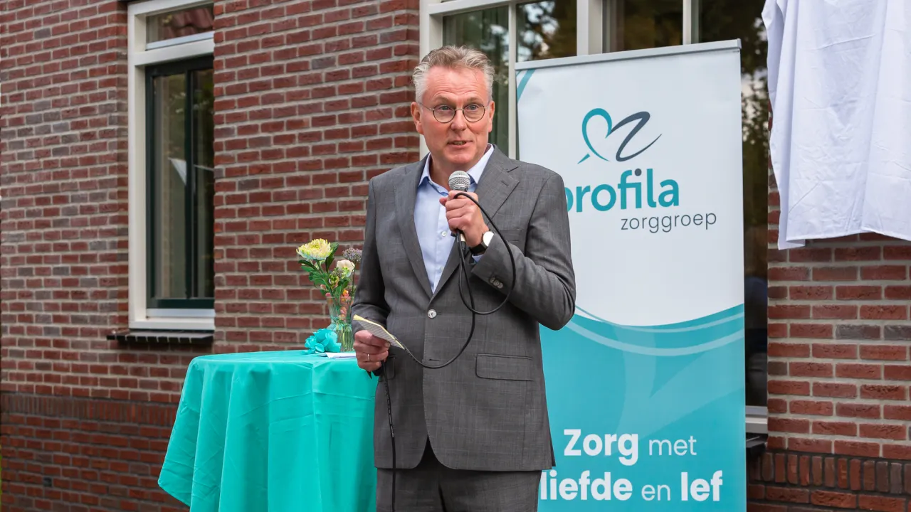 Welkomstwoord door bestuurder van Profila Zorggroep Philip Miedema